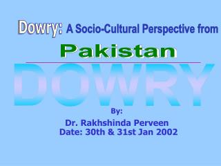 DOWRY