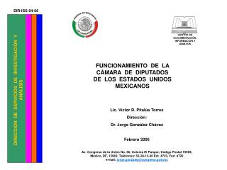 DIRECCIÓN DE SERVICIOS DE INVESTIGACIÓN Y ANÁLISIS