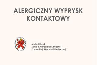 ALERGICZNY WYPRYSK KONTAKTOWY