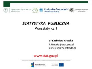 I. Jak działa system polskiej statystyki publicznej?