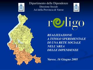 Dipartimento delle Dipendenze Direzione Sociale Asl della Provincia di Varese