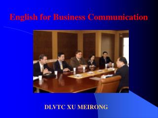 English for Business Communication