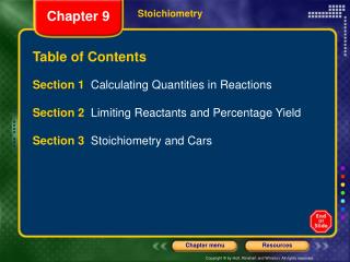 Table of Contents