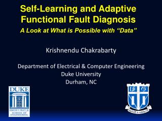 Self-Learning and Adaptive Functional Fault Diagnosis A Look at What is Possible with “Data”