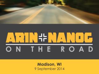 Madison, WI 9 September 2014