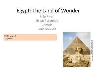 Egypt: The Land of Wonder