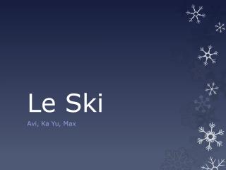 Le Ski