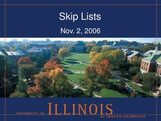 Skip Lists