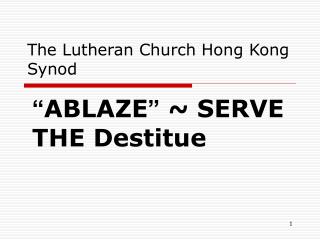 The Lutheran Church Hong Kong Synod