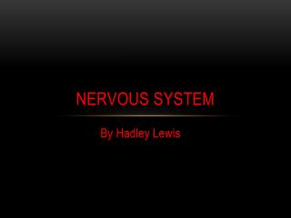 Nervous system