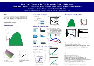 Tetra Point Wetting at the Free Surface of a Binary Liquid Metal