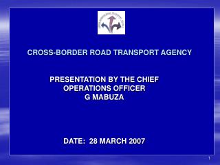 CROSS-BORDER ROAD TRANSPORT AGENCY