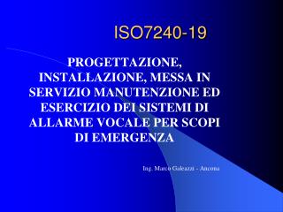 ISO7240-19