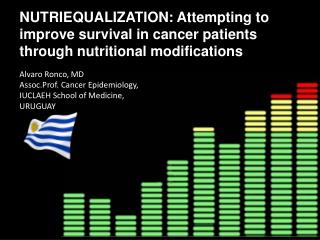 Alvaro Ronco, MD Assoc.Prof . Cancer Epidemiology , IUCLAEH School of Medicine, URUGUAY