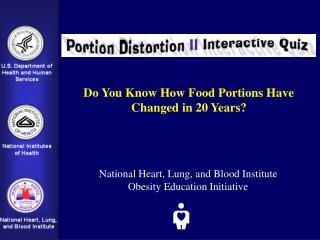 Do You Know How Food Portions Have Changed in 20 Years?