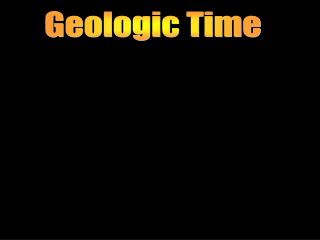Geologic Time
