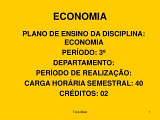 ECONOMIA