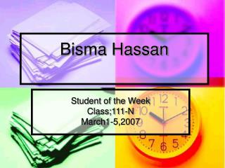 Bisma Hassan