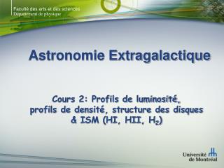 Astronomie Extragalactique