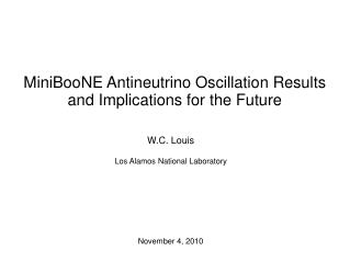 MiniBooNE Antineutrino Oscillation Results and Implications for the Future