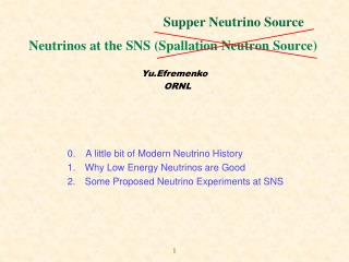 Neutrinos at the SNS (Spallation Neutron Source)