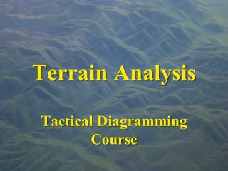 Terrain Analysis