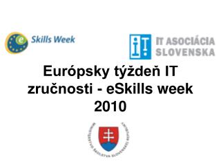 Európsky týždeň IT zručnosti - eSkills week 2010