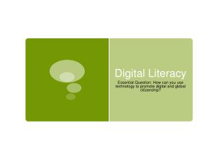 Digital Literacy