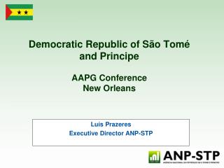 Democratic Republic of São Tomé and Principe AAPG Conference New Orleans