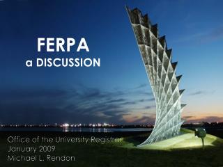 FERPA a DISCUSSION