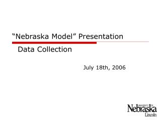 “Nebraska Model” Presentation