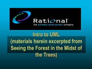 Seeing the Forest in the Midst of the Trees