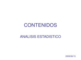 CONTENIDOS