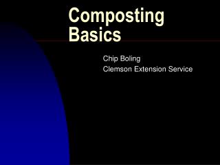 Composting Basics