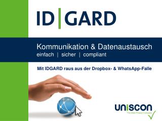 Kommunikation &amp; Datenaustausch einfach | sicher | compliant