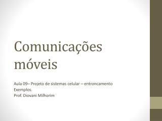 Comunicações móveis