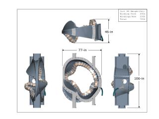 Coil M3 Weight(lb): Winding Form 5964 Windings/Asm 1092 Total 7056