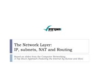 The Network Layer: IP, subnets, NAT and Routing