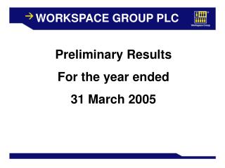 WORKSPACE GROUP PLC