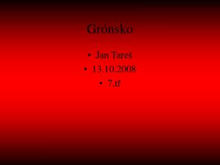 Grónsko