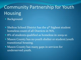 Community Partnership for Youth Housing
