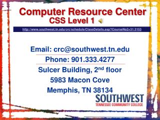 Computer Resource Center