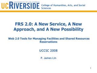 FRS 2.0: A New Service, A New Approach, and A New Possibility