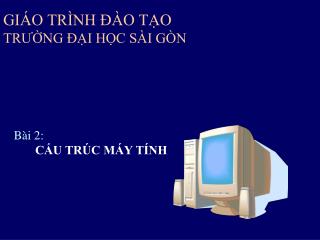 GIÁO TRÌNH ĐÀO TẠO TRƯỜNG ĐẠI HỌC SÀI GÒN