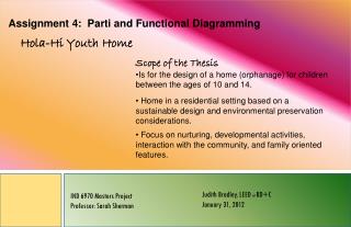 Assignment 4: Parti and Functional Diagramming