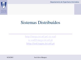 Sistemas Distribuídos
