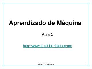 Aprendizado de Máquina