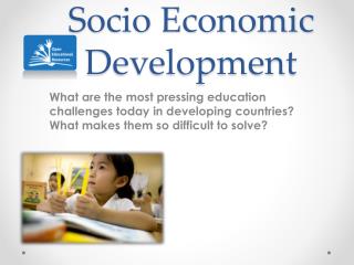 Socio Economic Development