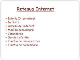 Reteaua Internet