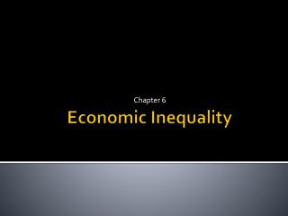 Economic Inequality